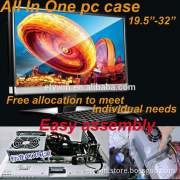 All in one pc for DIY gaming computer ,OEM pc all in one 27"LED monitor new invention